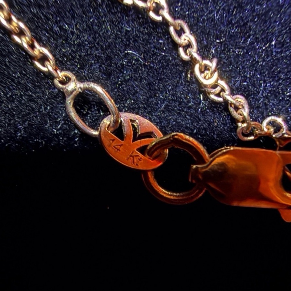 Le Vian 14K Rose Gold Natural Diamond & Smoky Quartz Swirl Pendant Necklace NWT - Picture 10 of 12